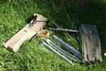 Zeltstangen Set mit Tasche, Bundeswehr BW 1 Stück für Maulwurfsgarage